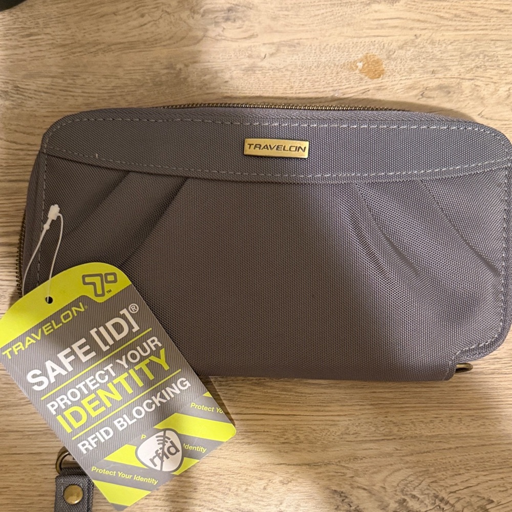 Travelon Charcoal RFID Secure Wallet